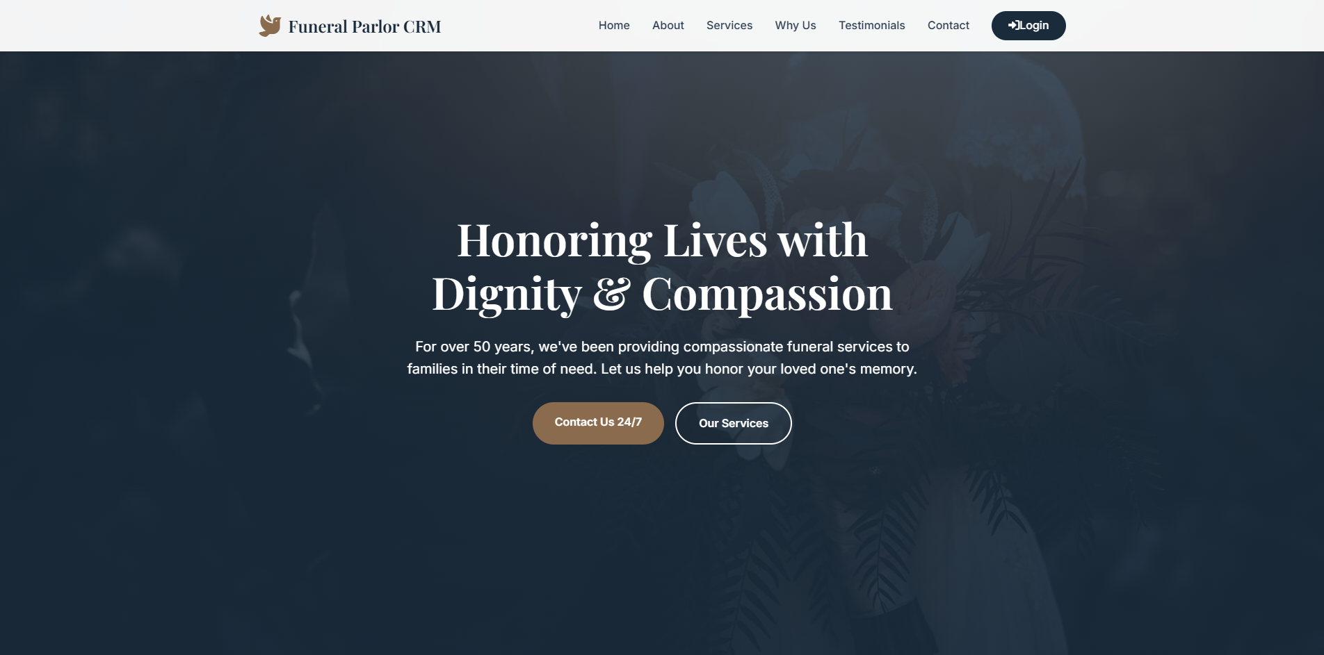 Funeral Parlour CRM - View 4