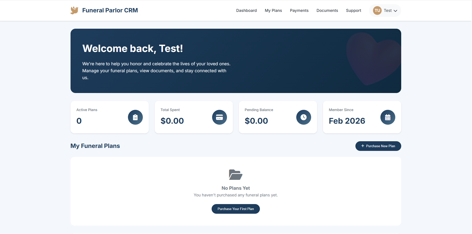 Funeral Parlour CRM