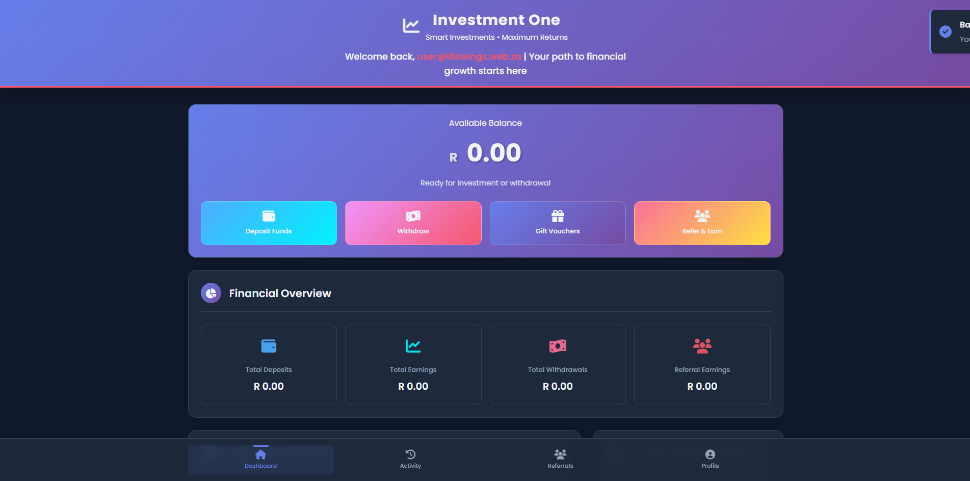 Investment one