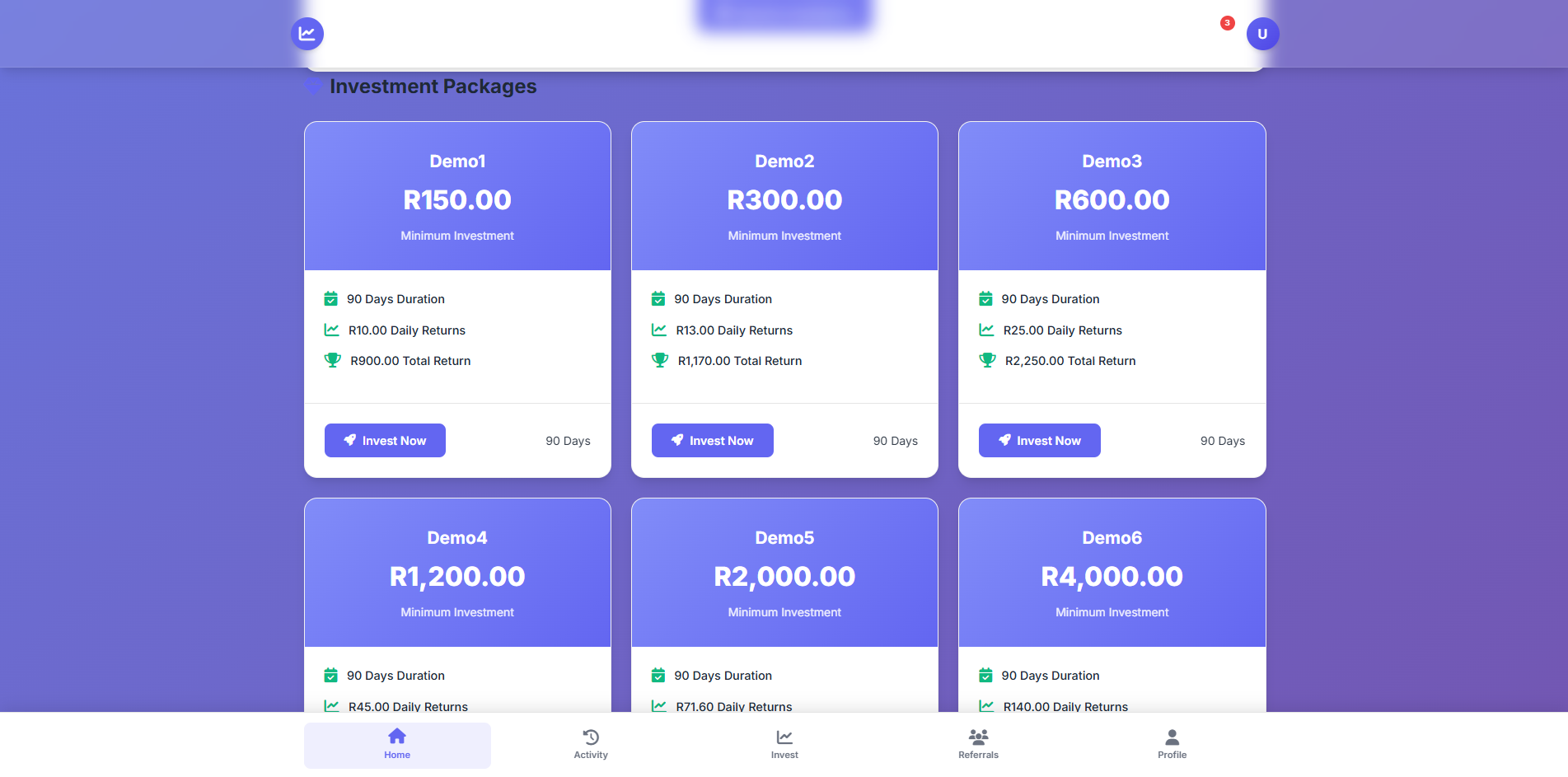 Investment three - View 1
