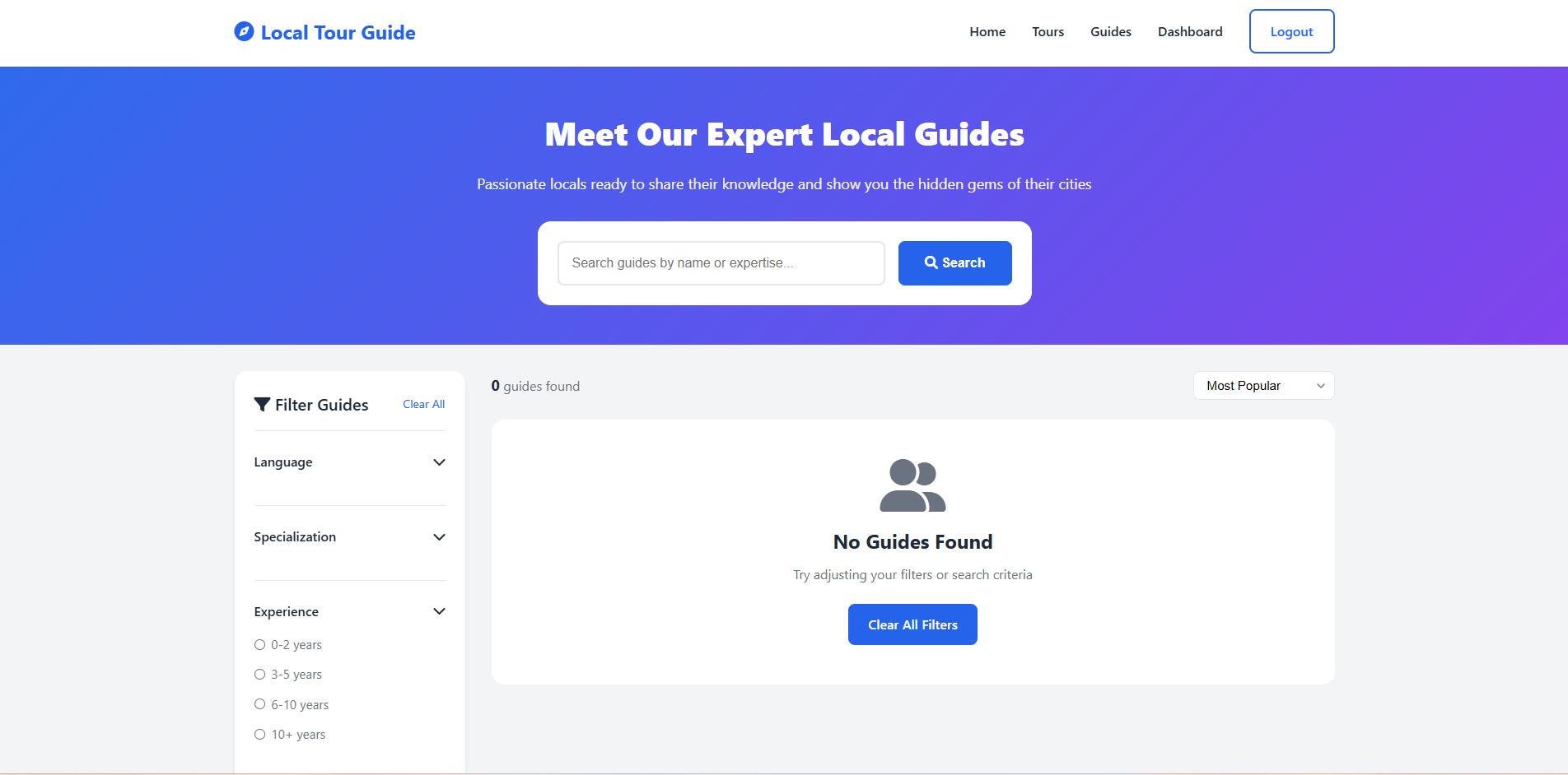 Local tour guide booking platforms - View 3